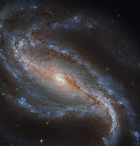 “ちょうこくしつ座”の美しき棒渦巻銀河　ハッブル宇宙望遠鏡が観測した「NGC 613」