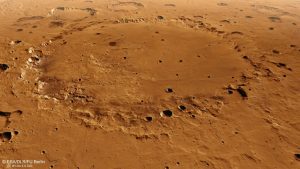 火星南部の高地を遊覧飛行するような動画 ESA探査機のデータで再現
