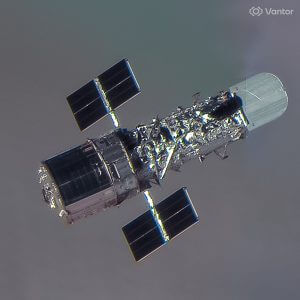 米企業Vantorが軌道上の「ハッブル宇宙望遠鏡」を自社の衛星で撮影