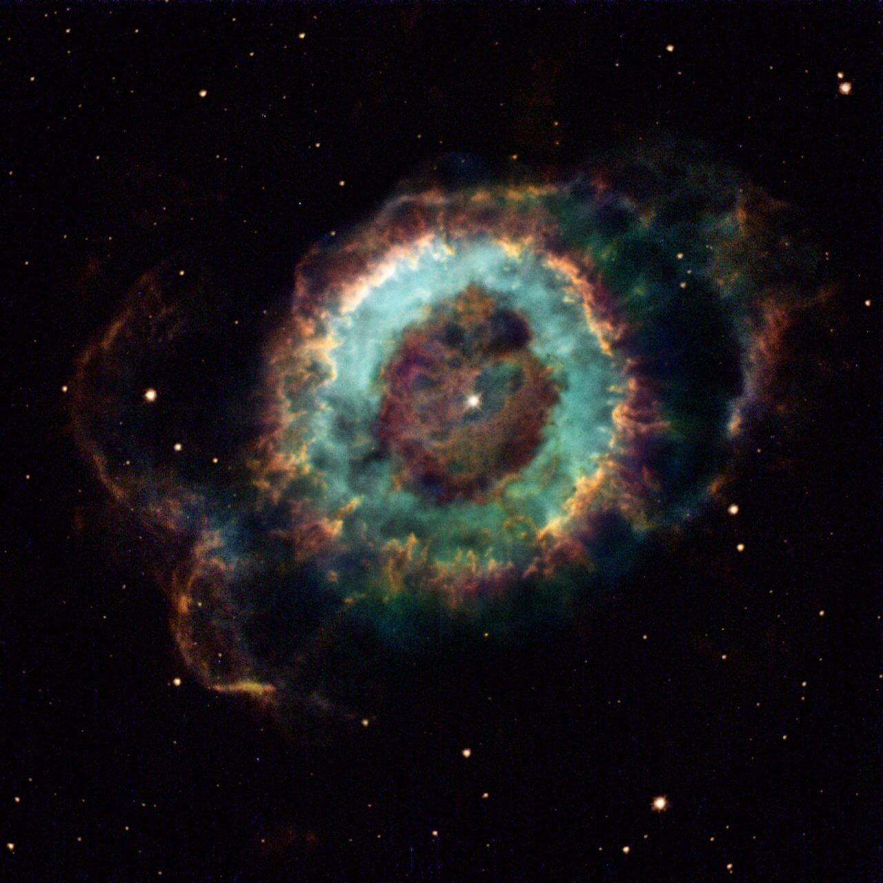宇宙をただよう“小さな幽霊星雲”　ハッブル宇宙望遠鏡が観測した惑星状星雲「NGC 6369」