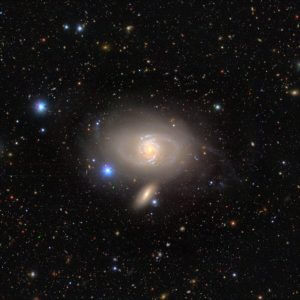 すばる望遠鏡が観測した“おとめ座”の渦巻銀河「NGC 4045」