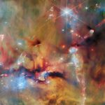 若い星々の成長を学べる領域　ウェッブ宇宙望遠鏡が観測したオリオン座分子雲のクローズアップ