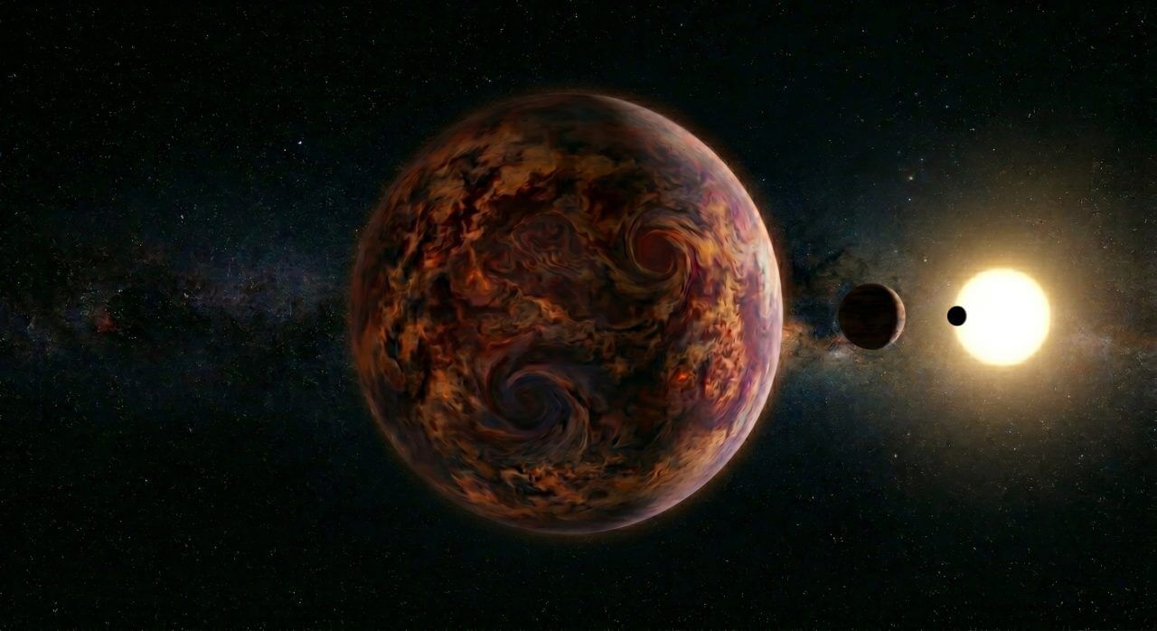 恒星「TOI-201」を公転する極端な軌道の褐色矮星と共存する2つの惑星