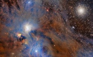 名画のように美しい星形成領域 ダークエネルギーカメラが捉えた「みなみのかんむり座分子雲」