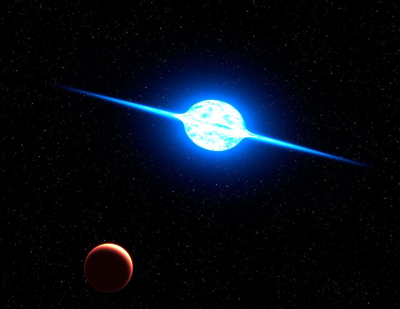 限界に近い速さで回る大質量星「VFTS 102」