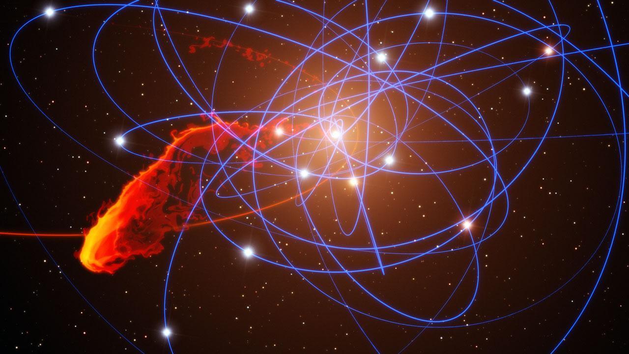 天の川銀河中心へ接近した謎の天体「G2」 崩壊を予想したシミュレーション
