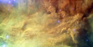 穏やかならざる星形成の現場　ハッブル宇宙望遠鏡が観測した「干潟星雲」の中心部