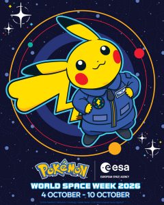 ESAとポケモンが期間限定コラボを発表　2026年10月の「世界宇宙週間」を記念