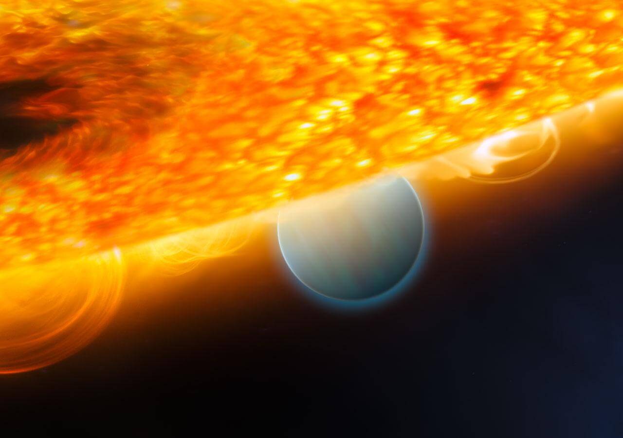 主星の背後に隠れるとき。二次食で探る系外惑星「HD 189733b」の大気