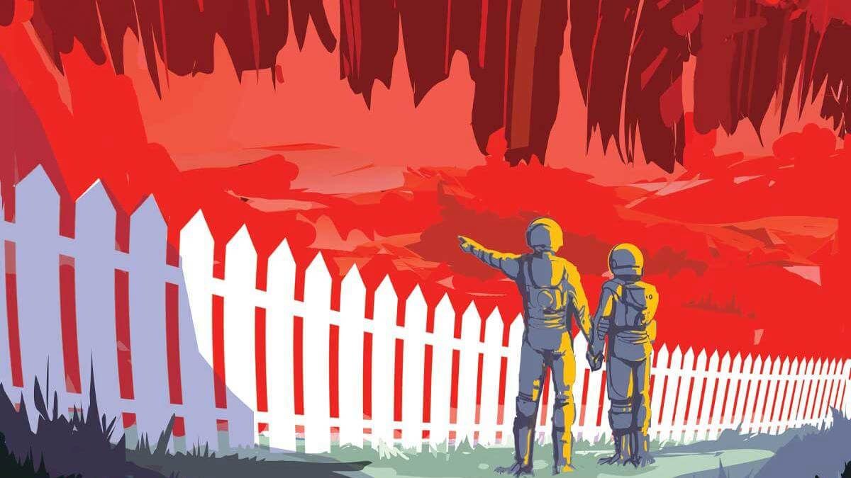 「隣の芝生はもっと赤い」 NASAのポスター「Kepler-186f」が描く赤い植物の世界