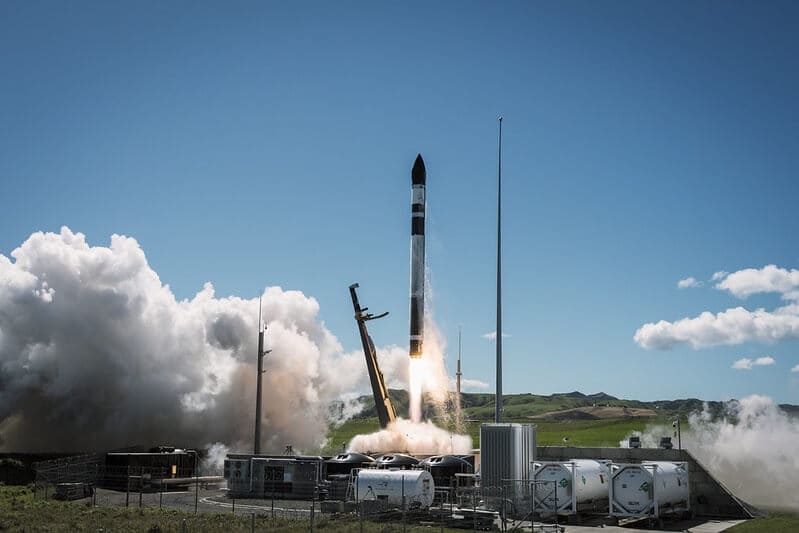 Rocket Lab第1発射施設から打ち上げられた「Electron」ロケット（Credit: Rocket Lab）