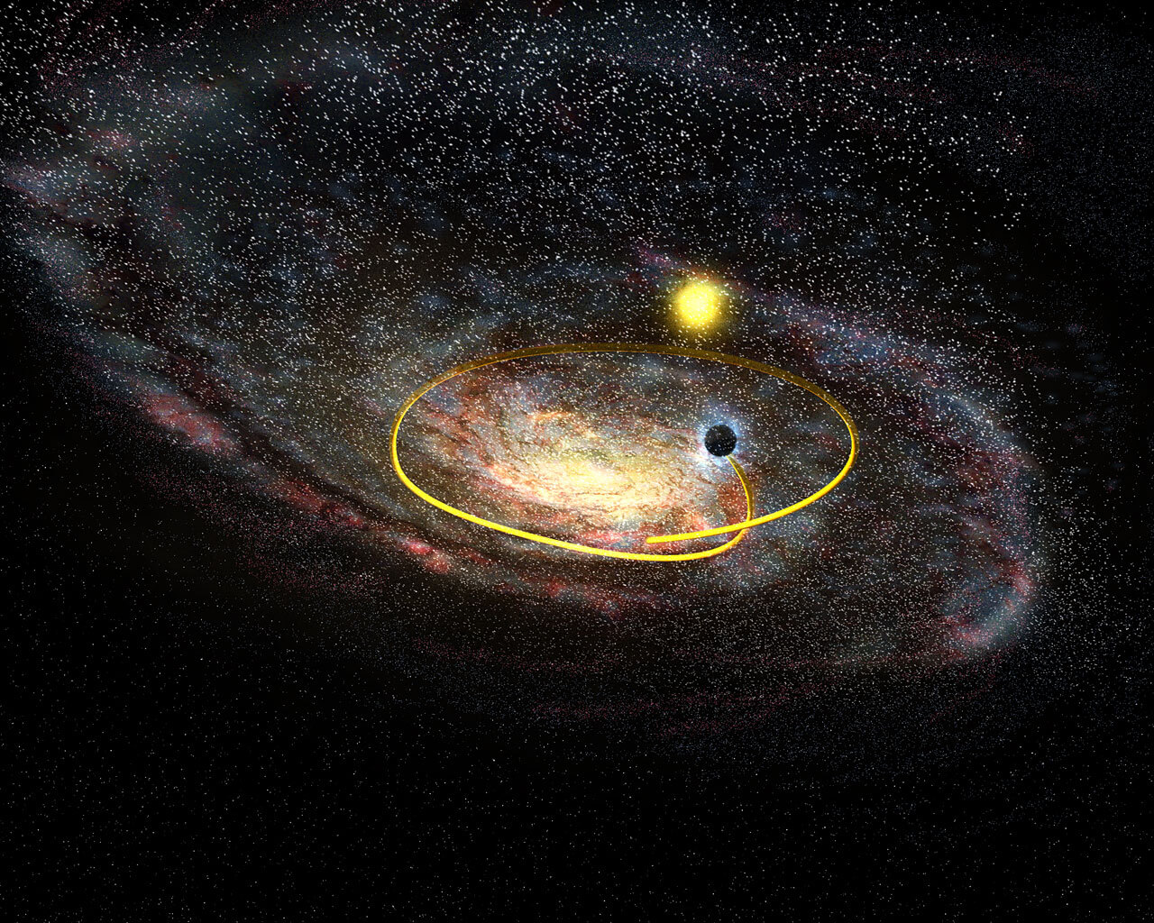 天の川銀河を時速40万kmで移動するブラックホール連星「GRO J1655-40」