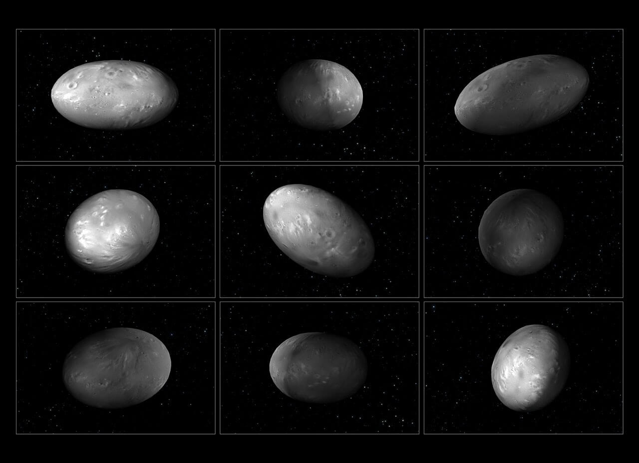 冥王星の衛星「ニクス」の予測できない自転