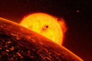 ウェッブ宇宙望遠鏡が観測した約154光年先の溶岩惑星「HD 3167 b」に大気が存在する可能性