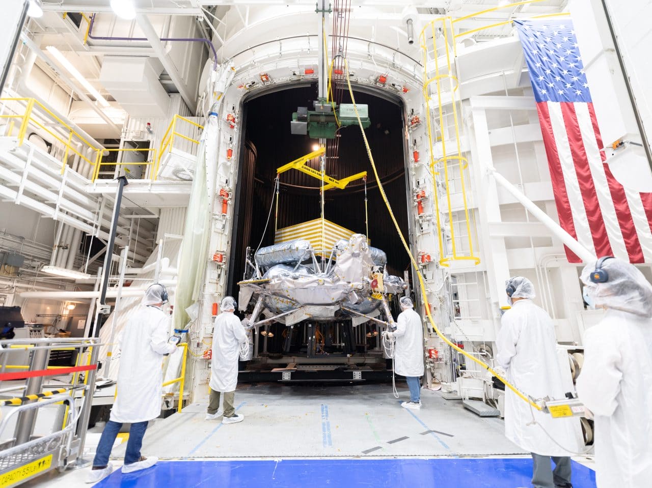 アメリカ企業の月着陸船「グリフィン1」がNASA施設での環境試験を