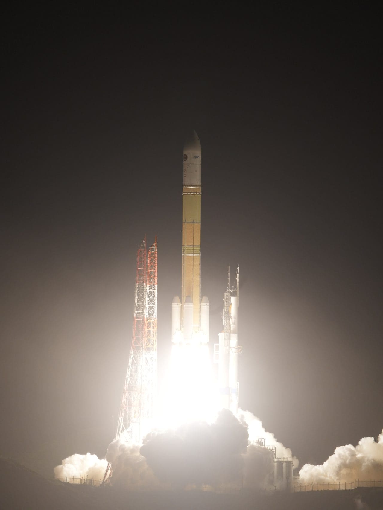 火星衛星探査機「MMX」を搭載した「H3」ロケット10号機の打ち上げ（Credit: JAXA）