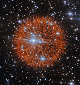 花火のような超新星残骸「Pa 30」　ジェミニ北望遠鏡の観測で連なる塊状の構造が明らかに