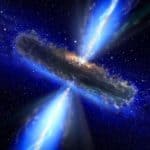 合体で誕生した巨大なブラックホールは銀河中心から弾き飛ばされる？　10年前の予測を検証