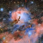 星を生み出す“カモメの頭”　ルービン天文台の試験観測で捉えられた散光星雲「Sh 2-292」