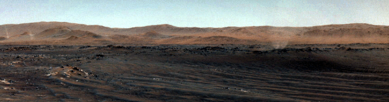 【▲ 火星探査車「Perseverance」がジェゼロ・クレーターで撮影した塵旋風（Credit: NASA/JPL-Caltech/SSI）】